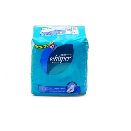 Whisper Night Sanitary Napkins Wings 8 pcs Whisper Night Sanitary Napkins Wings 8 pcs